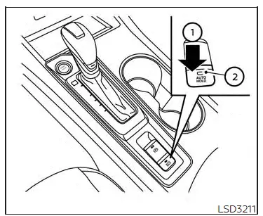 Nissan Altima L34. Automatic brake hold (if so equipped)