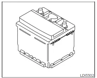 Nissan Altima L34. Battery