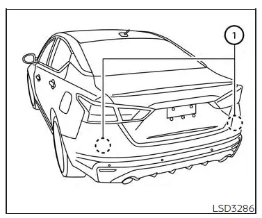 Nissan Altima L34. Blind Spot Warning (BSW)