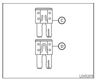 Nissan Altima L34. Fuses