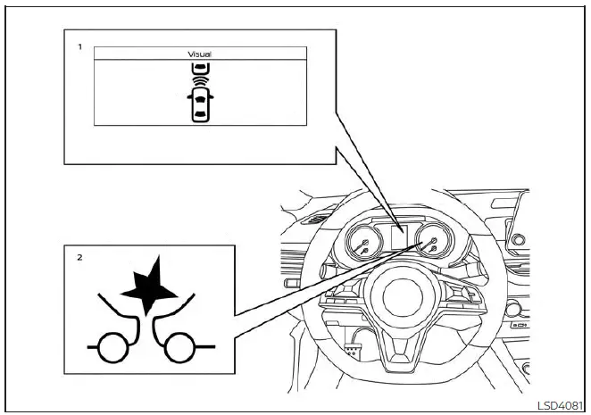 Nissan Altima L34. Intelligent Forward Collision Warning (I-FCW)