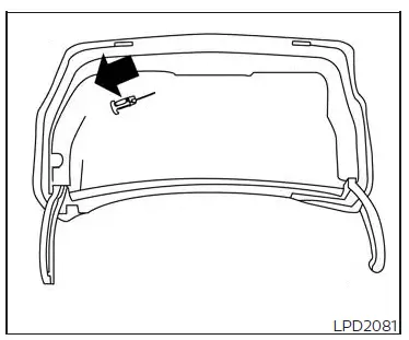 Nissan Altima L34. Trunk lid