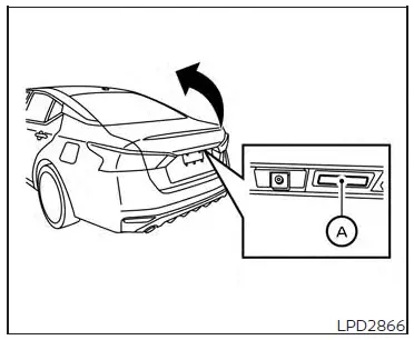 Nissan Altima L34. Trunk lid