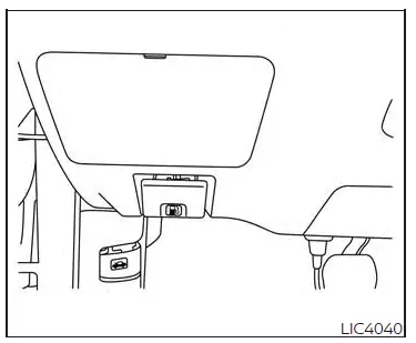 Nissan Altima L34. Extended storage switch