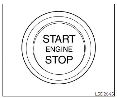 Nissan Altima L34. Push-button ignition switch