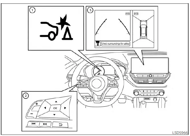 Nissan Altima L34. Rear Automatic Braking (RAB)