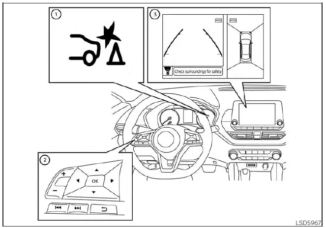 Nissan Altima L34. Rear Automatic Braking (RAB)