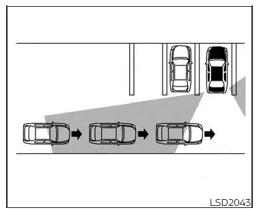 Nissan Altima L34. Rear Cross Traffic Alert (RCTA)