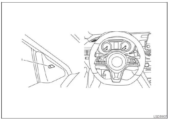 Nissan Altima L34. Rear Cross Traffic Alert (RCTA)