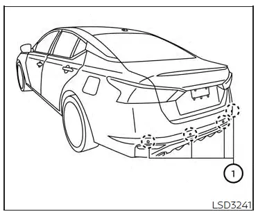 Nissan Altima L34. Rear Sonar System (RSS)