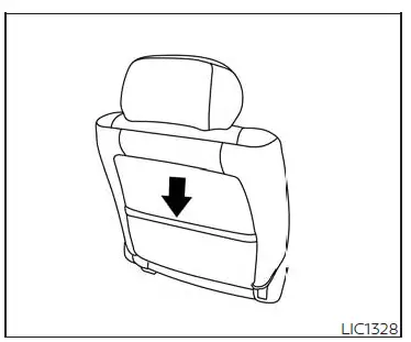 Nissan Altima L34. Storage