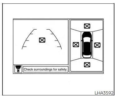 Nissan Altima L34. Intelligent Around View Monitor