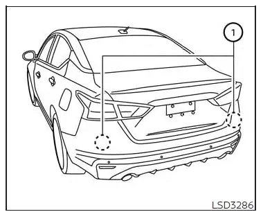 Nissan Altima L34. Rear Cross Traffic Alert (RCTA)