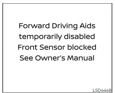 Nissan Altima L34. Intelligent Forward Collision Warning (I-FCW)