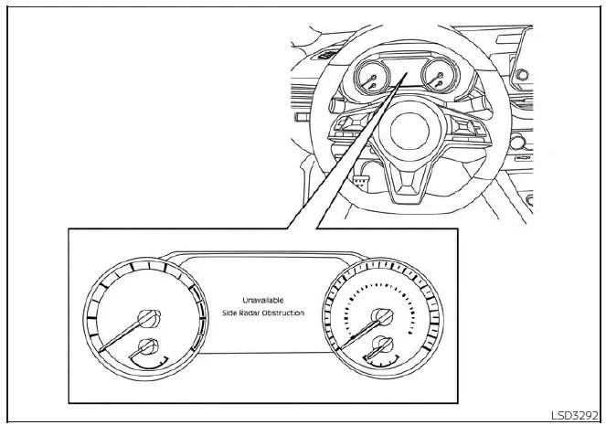 Nissan Altima L34. Blind Spot Warning (BSW)