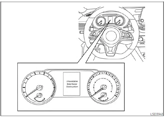 Nissan Altima L34. Blind Spot Warning (BSW)