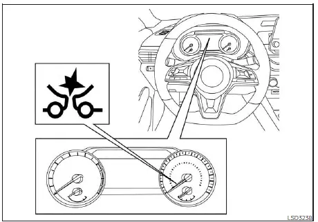 Nissan Altima L34. Intelligent Forward Collision Warning (I-FCW)