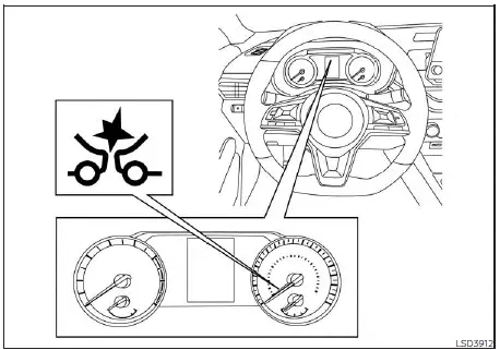 Nissan Altima L34. Intelligent Forward Collision Warning (I-FCW)