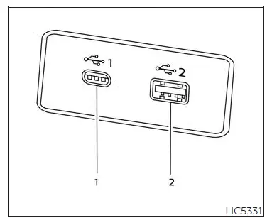 Nissan Altima L34. USB/iPod charging ports (if so equipped)