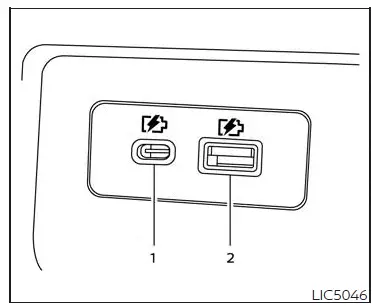 Nissan Altima L34. USB/iPod charging ports (if so equipped)