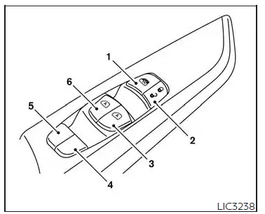 Nissan Altima L34. Power windows