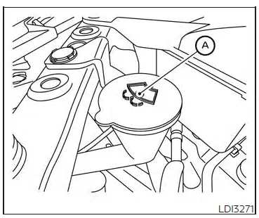 Nissan Altima L34. Windshield-washer fluid reservoir